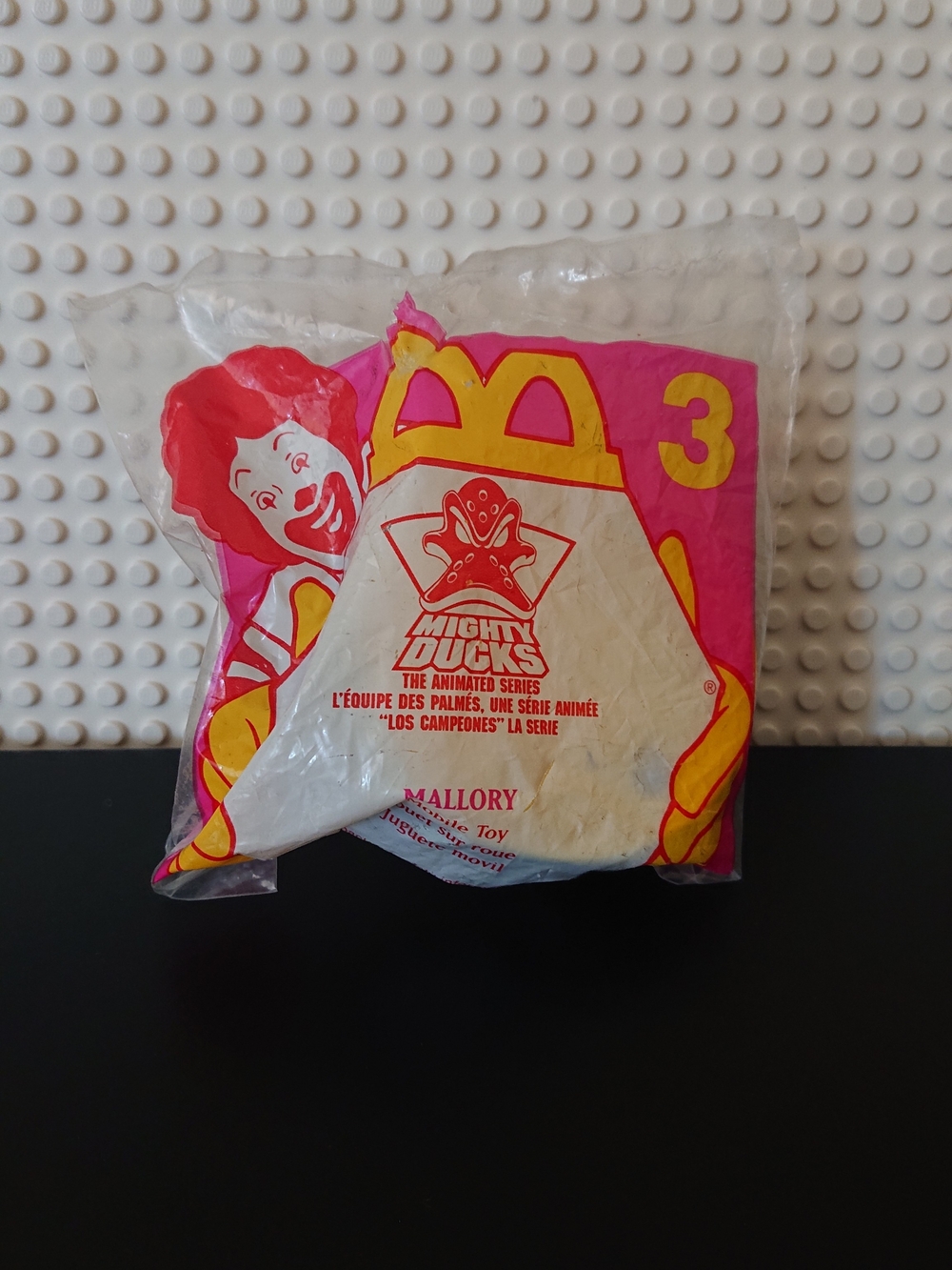 1996 McDonald's Disney - Mighty Ducks Mallory - Sealed Mcdonalds Toy